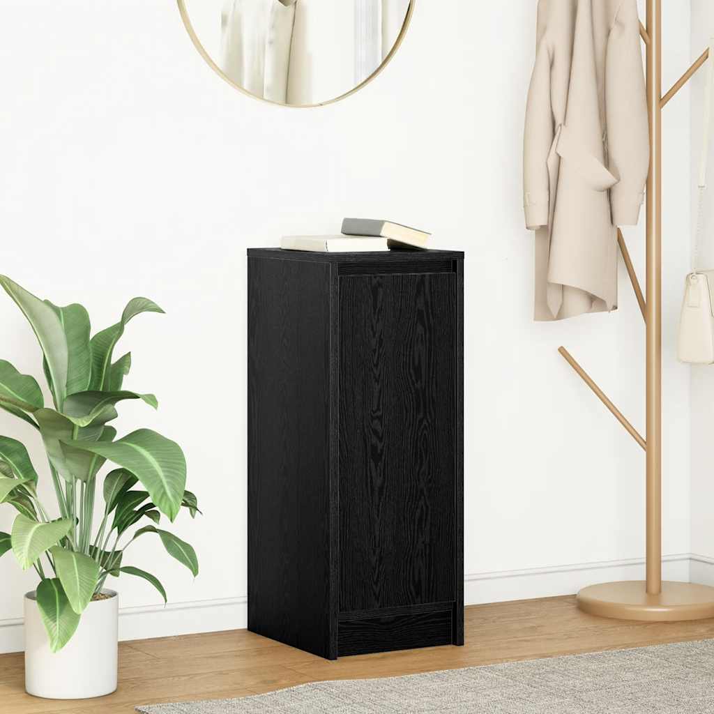 Bufetă Stejar negru 29,5x34x76 cm Lemn prelucrat GartenMobel Dekor
