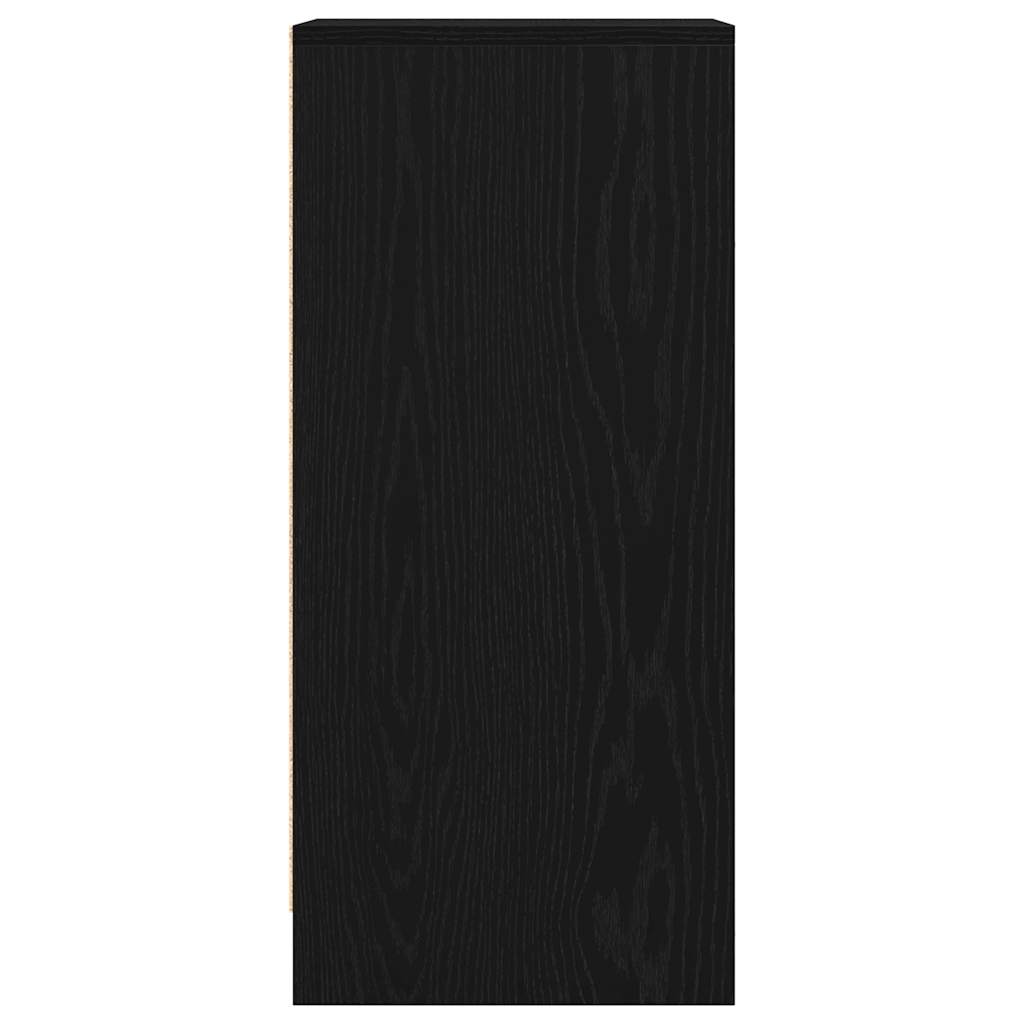Bufetă Stejar negru 29,5x34x76 cm Lemn prelucrat GartenMobel Dekor