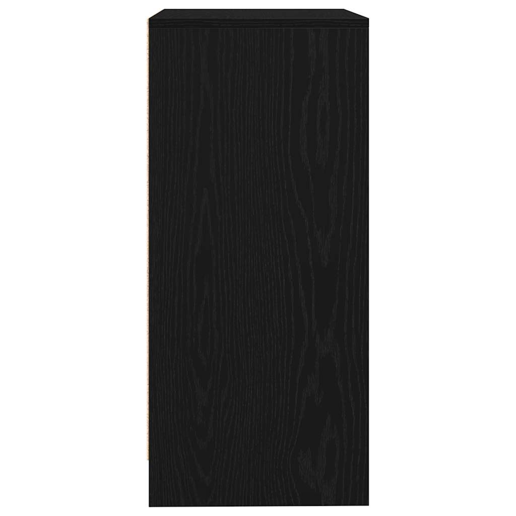 Bufetă Stejar negru 57x34x76 cm Lemn prelucrat GartenMobel Dekor