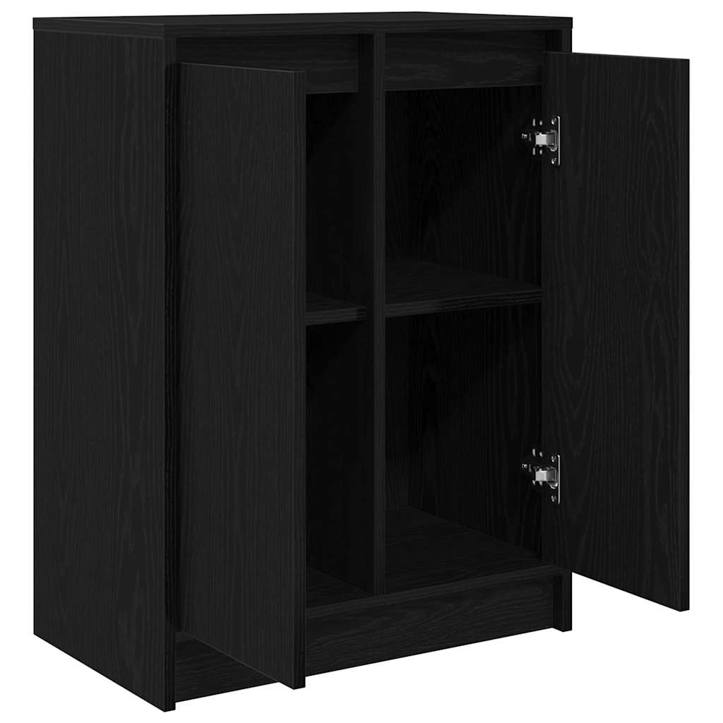 Bufetă Stejar negru 57x34x76 cm Lemn prelucrat GartenMobel Dekor