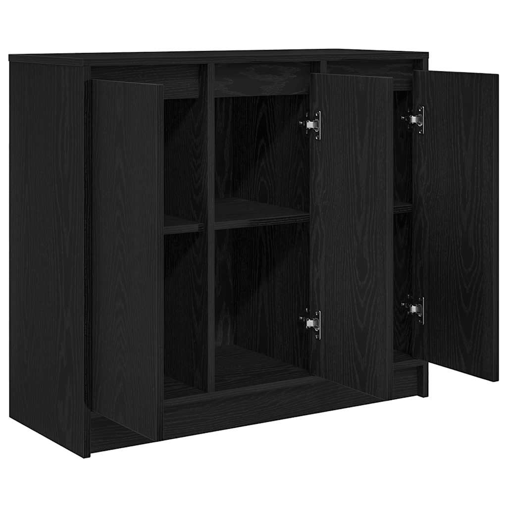 Bufetă Stejar negru 85x34x76 cm Lemn prelucrat GartenMobel Dekor