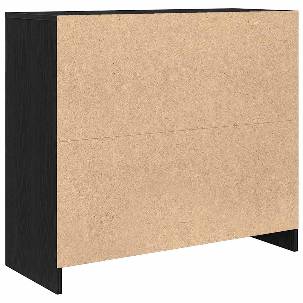 Bufetă Stejar negru 85x34x76 cm Lemn prelucrat GartenMobel Dekor