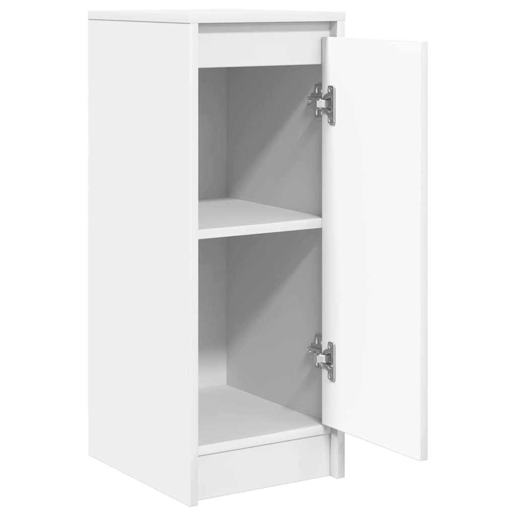 Bufetă albă 29,5x34x76 cm din lemn prelucrat GartenMobel Dekor