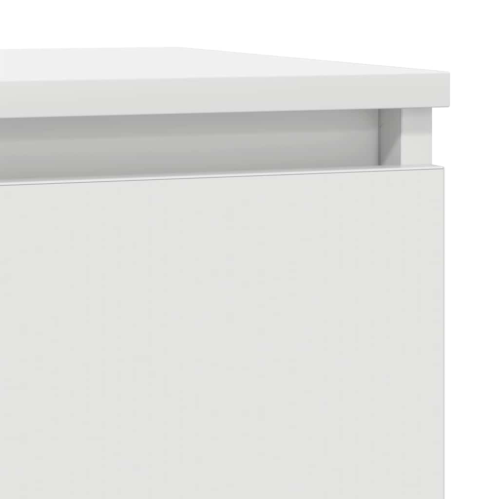 Bufetă albă 29,5x34x76 cm din lemn prelucrat GartenMobel Dekor
