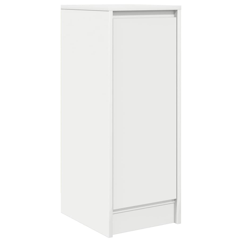 Bufetă albă 29,5x34x76 cm din lemn prelucrat GartenMobel Dekor