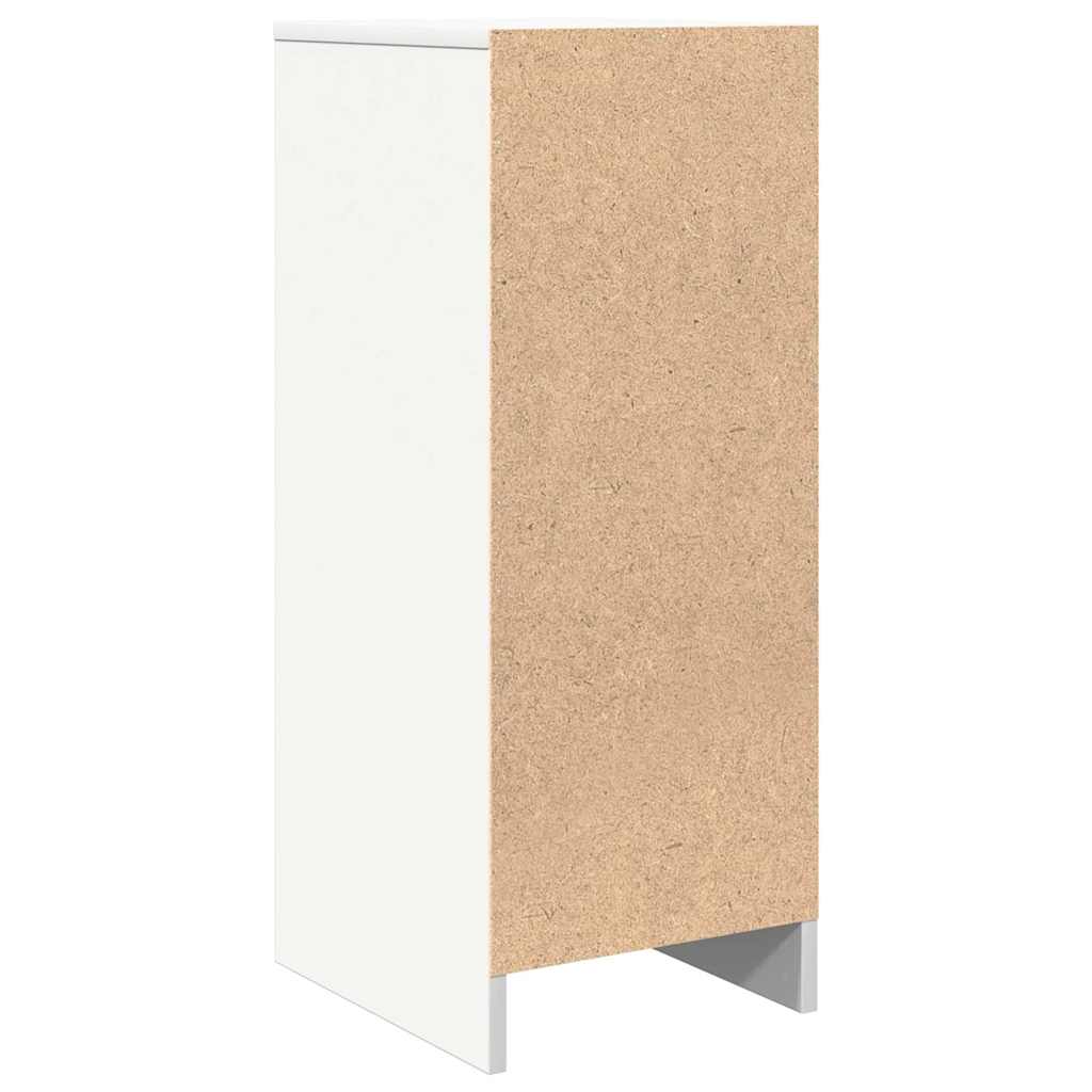 Bufetă albă 29,5x34x76 cm din lemn prelucrat GartenMobel Dekor