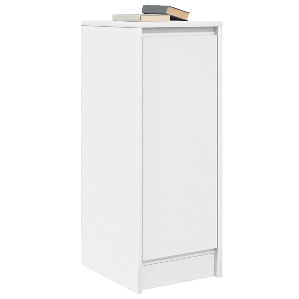 Bufetă albă 29,5x34x76 cm din lemn prelucrat GartenMobel Dekor