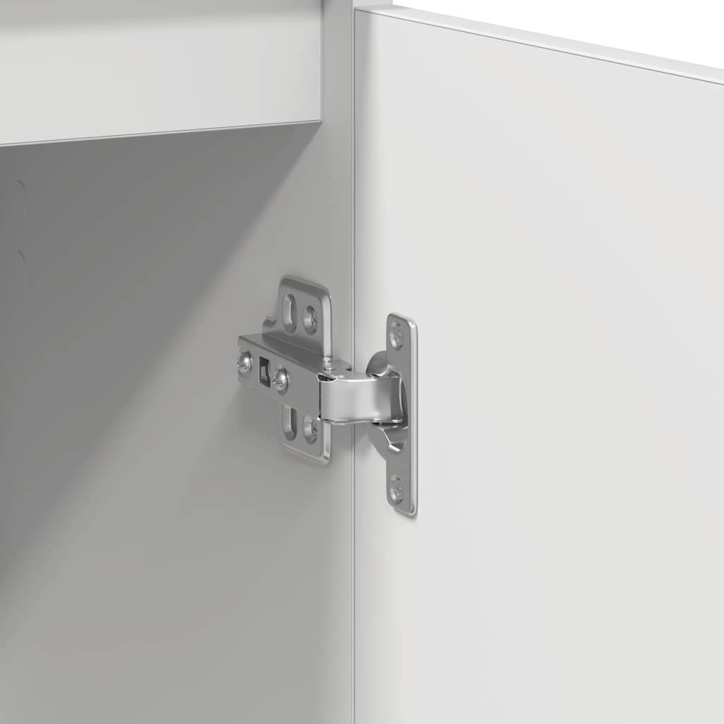 Bufetă albă 57x34x76 cm din lemn prelucrat GartenMobel Dekor