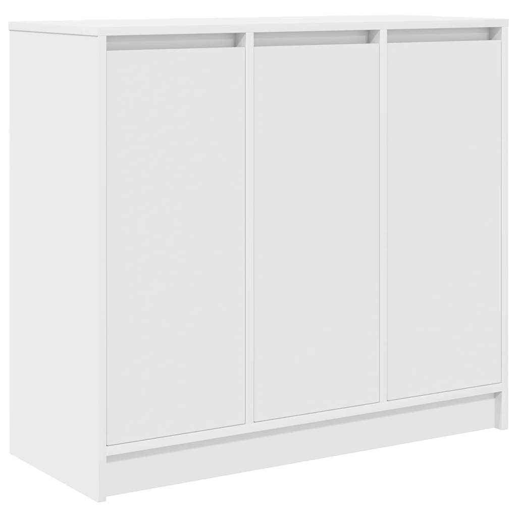 Bufetă albă 85x34x76 cm din lemn prelucrat GartenMobel Dekor