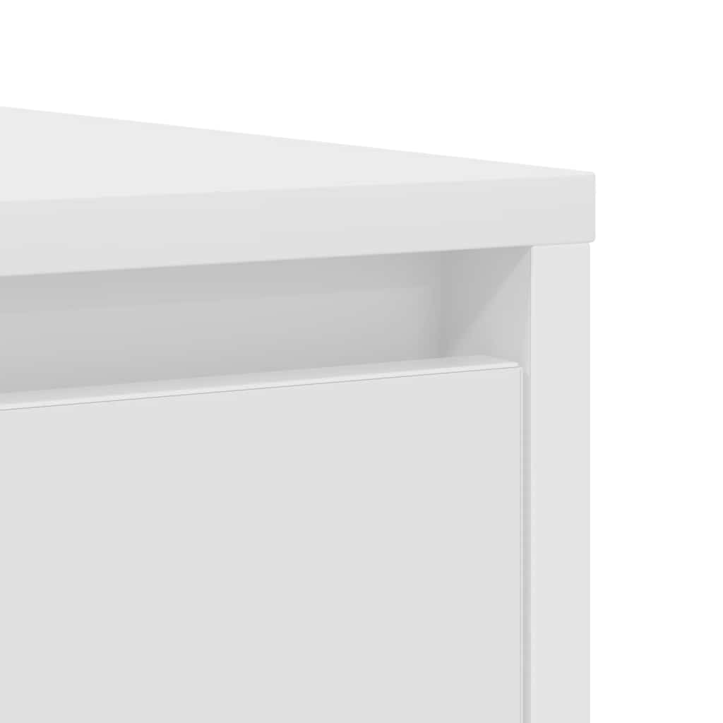 Bufetă albă 85x34x76 cm din lemn prelucrat GartenMobel Dekor
