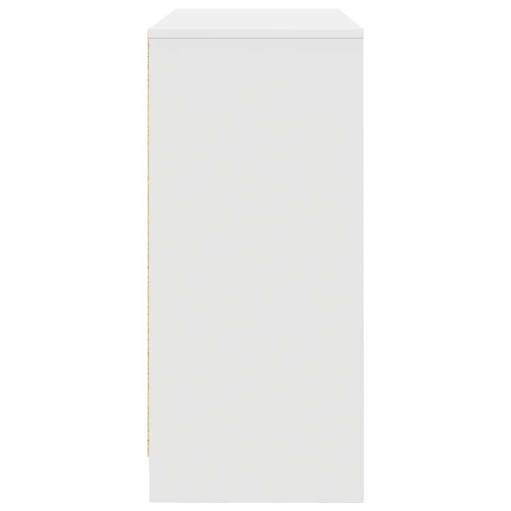 Bufetă albă 85x34x76 cm din lemn prelucrat GartenMobel Dekor