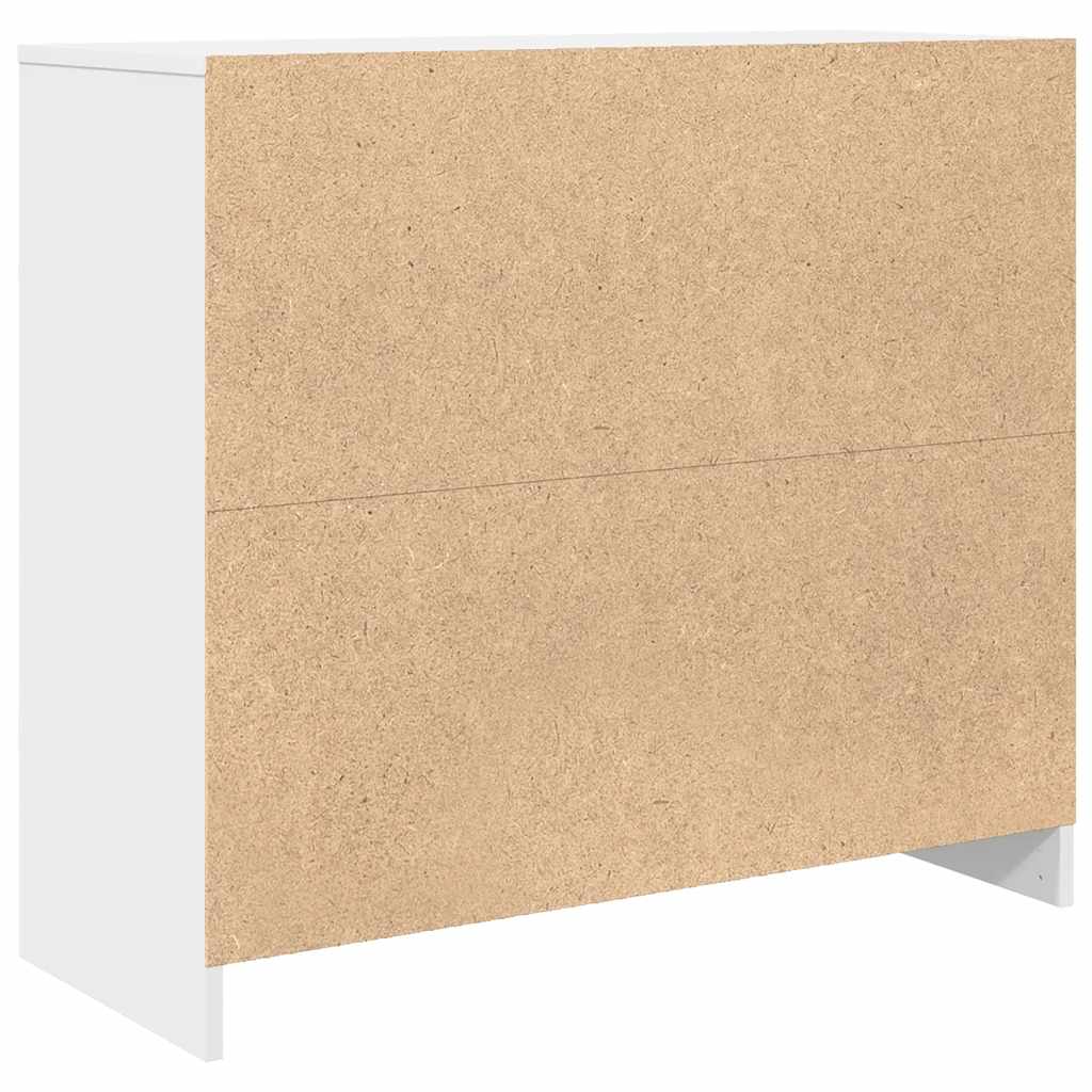 Bufetă albă 85x34x76 cm din lemn prelucrat GartenMobel Dekor