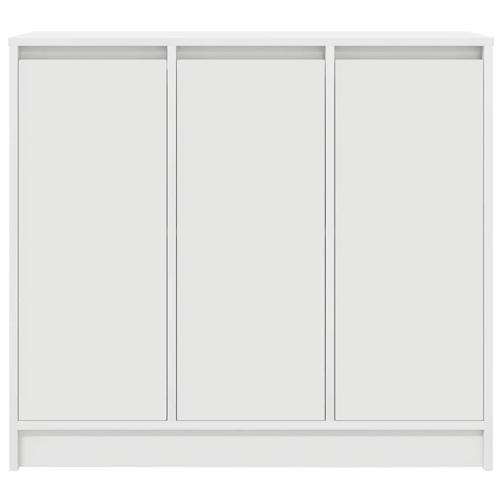 Bufetă albă 85x34x76 cm din lemn prelucrat GartenMobel Dekor