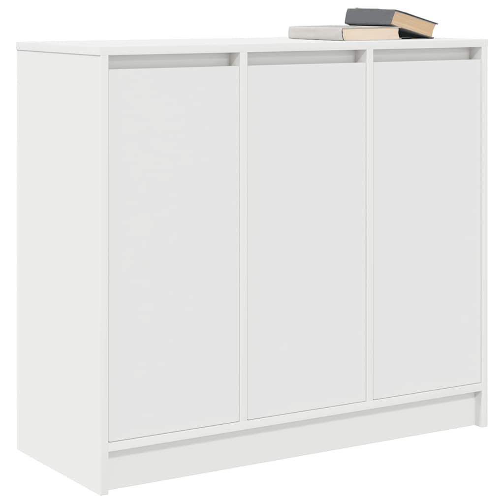 Bufetă albă 85x34x76 cm din lemn prelucrat GartenMobel Dekor