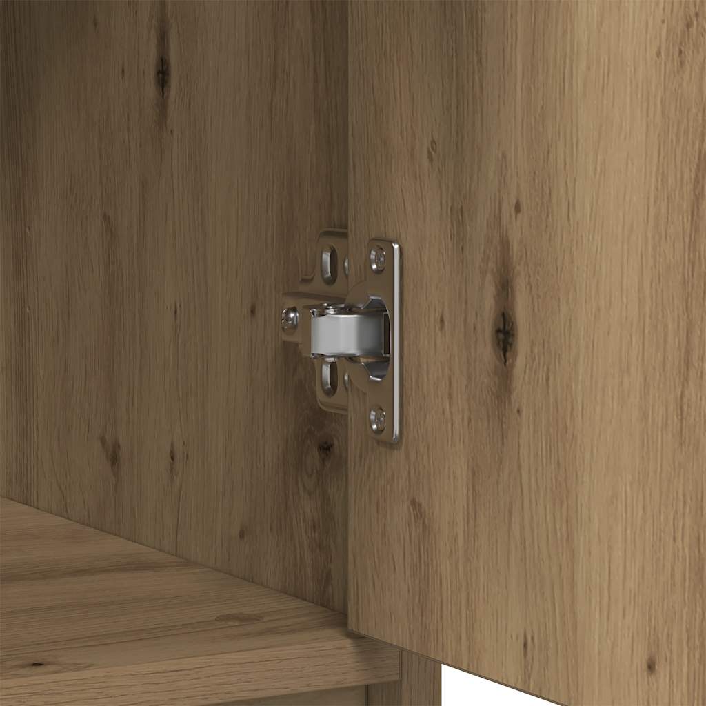 Bufetă cu sertar Artisan Stejar 80x34x76 cm Lemn prelucrat GartenMobel Dekor