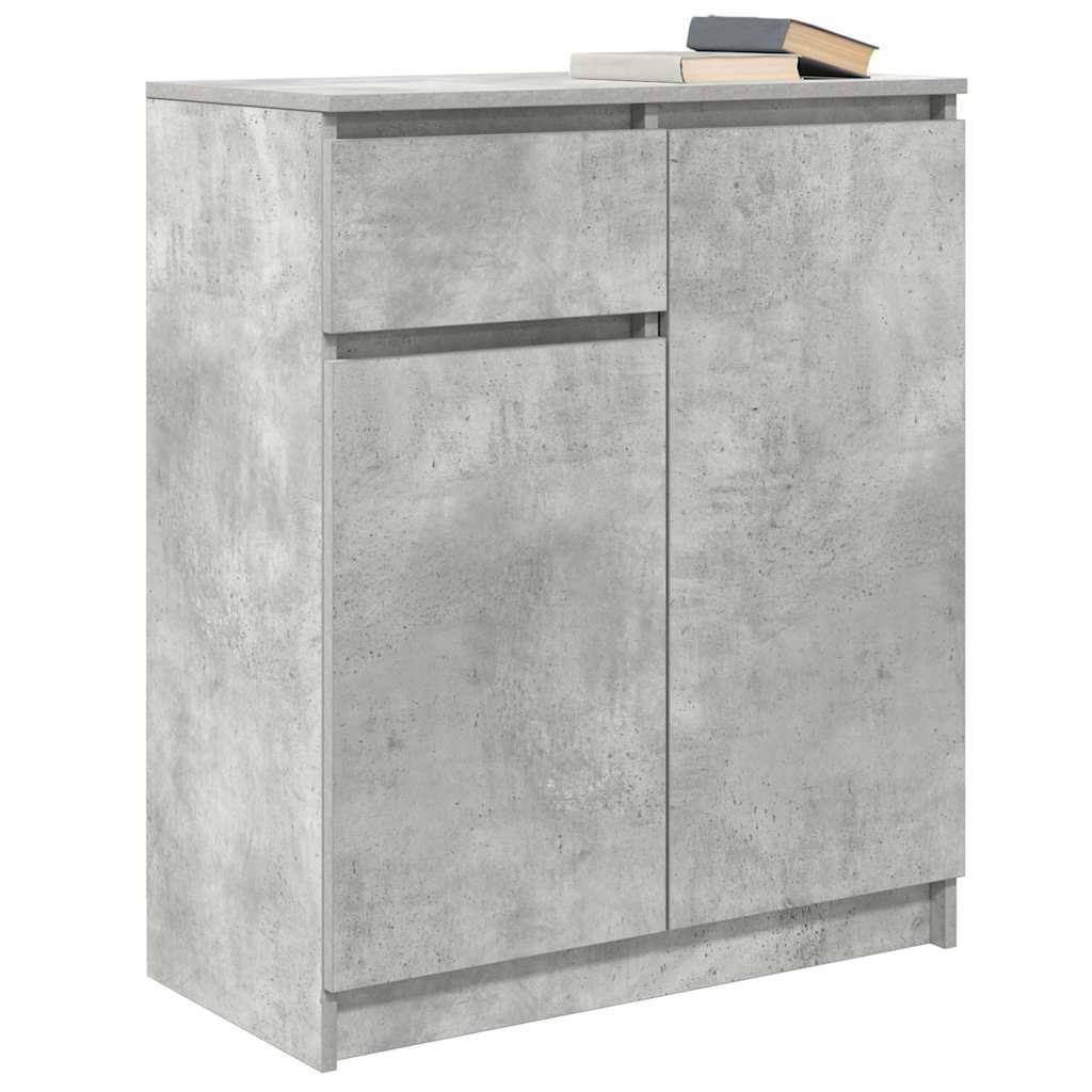 Bufetă cu sertar Gri Beton 71x35x84 cm Lemn prelucrat GartenMobel Dekor