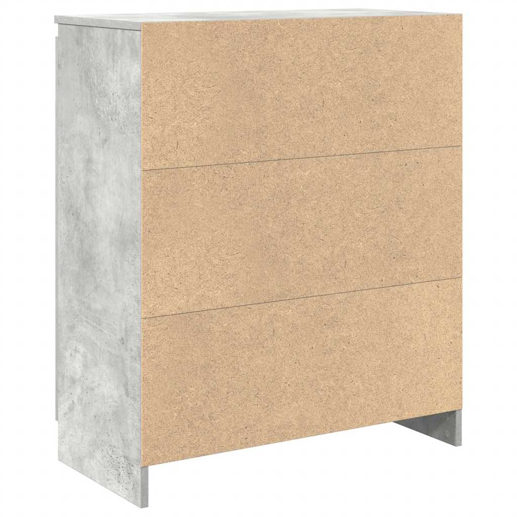 Bufetă cu sertar Gri Beton 71x35x84 cm Lemn prelucrat GartenMobel Dekor