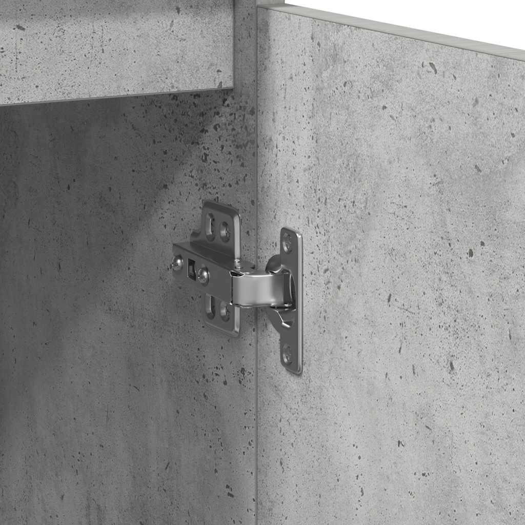 Bufetă cu sertar Gri Beton 71x35x84 cm Lemn prelucrat GartenMobel Dekor