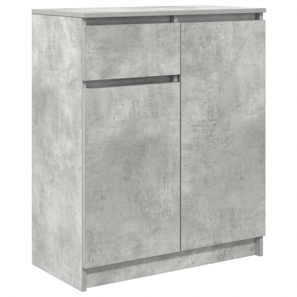 Bufetă cu sertar Gri Beton 71x35x84 cm Lemn prelucrat GartenMobel Dekor