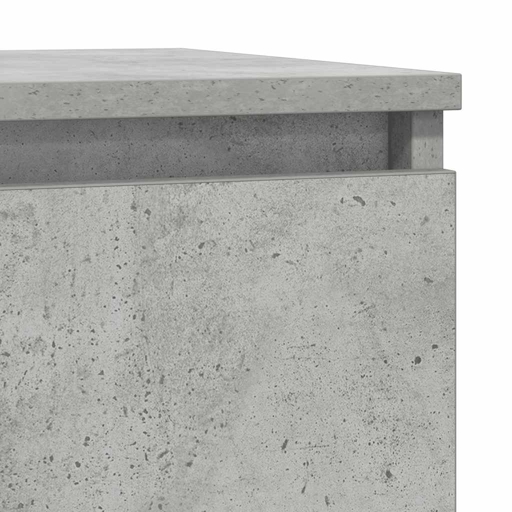Bufetă cu sertar Gri Beton 71x35x84 cm Lemn prelucrat GartenMobel Dekor
