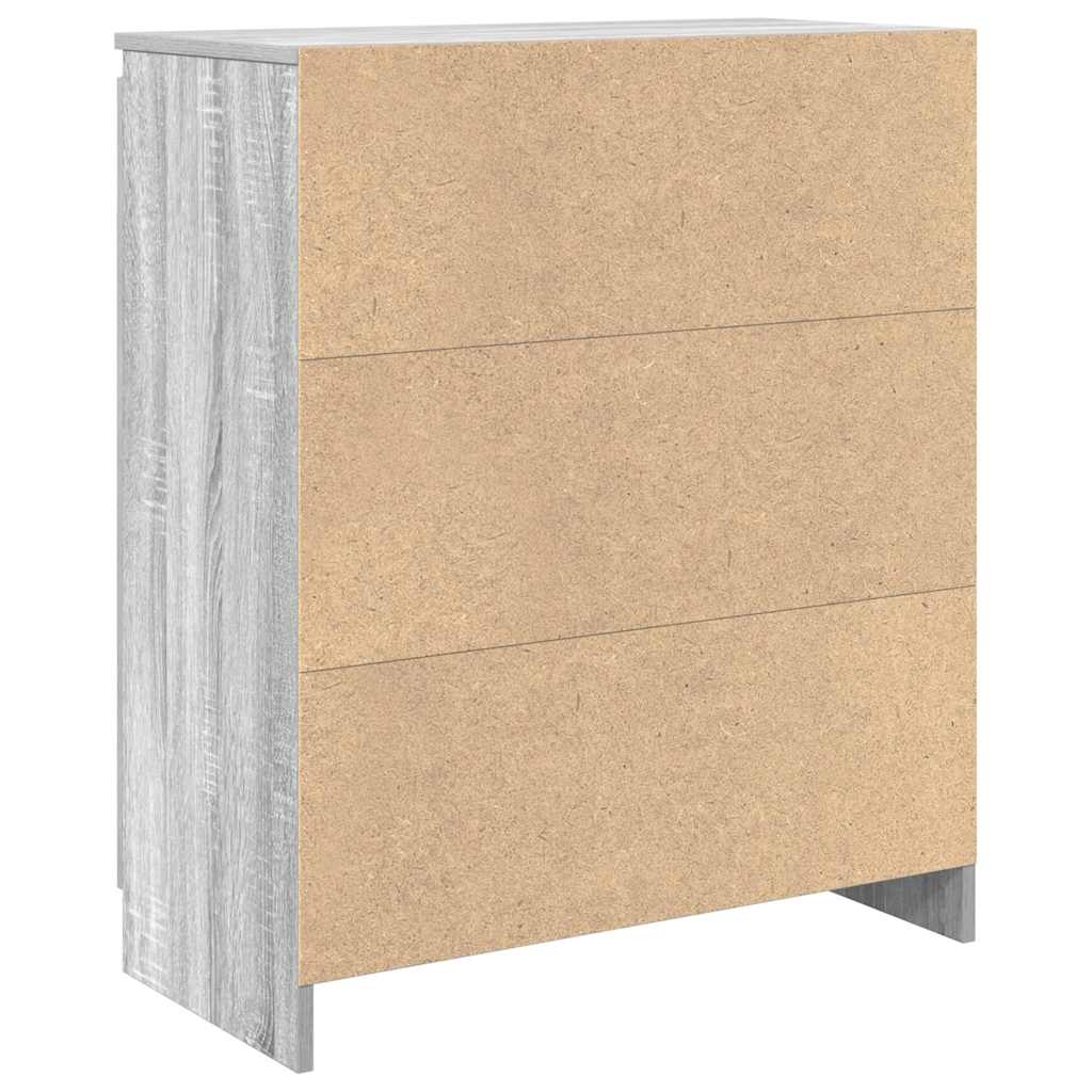 Bufetă cu sertar Gri Sonoma 71x35x84 cm Lemn prelucrat GartenMobel Dekor