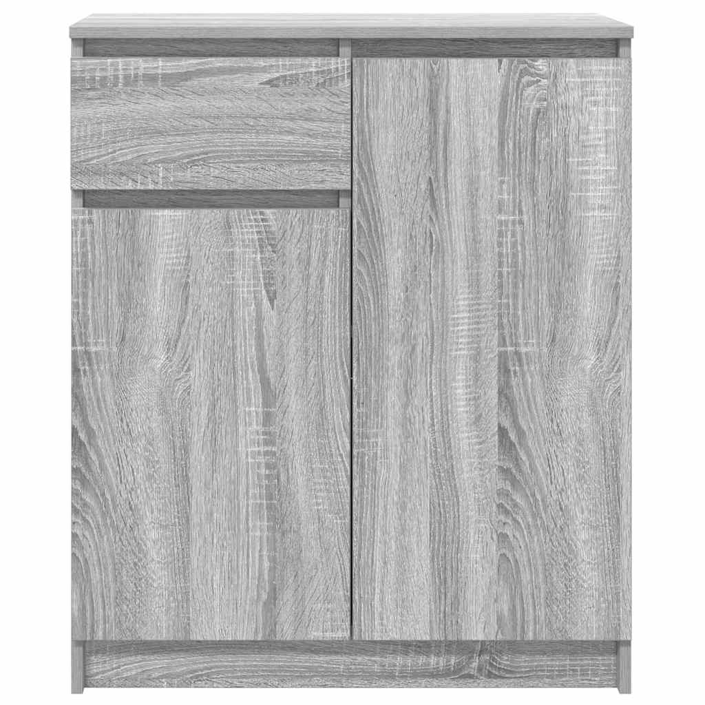 Bufetă cu sertar Gri Sonoma 71x35x84 cm Lemn prelucrat GartenMobel Dekor