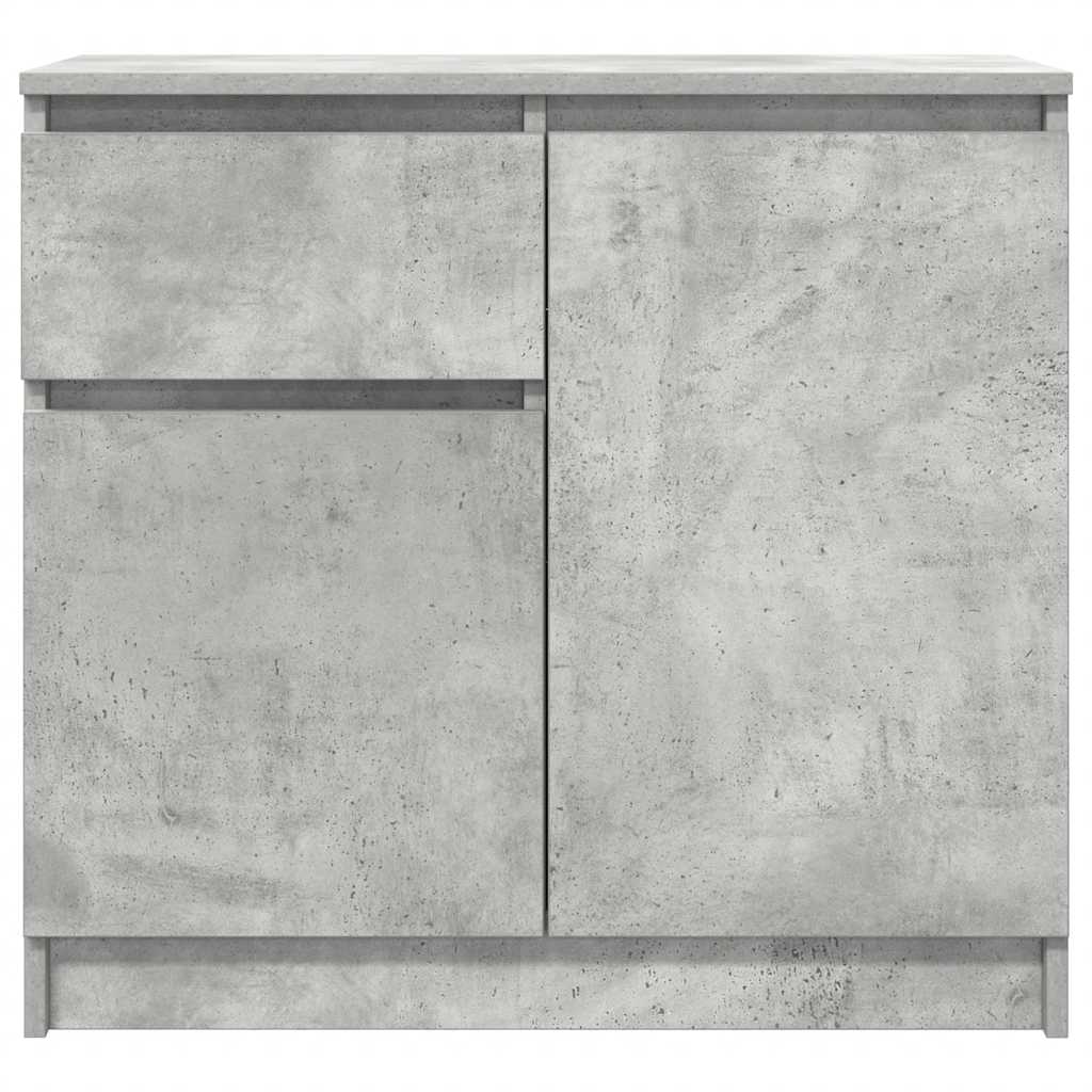 Bufetă cu sertar Gri beton 71x35x65 cm Lemn prelucrat GartenMobel Dekor