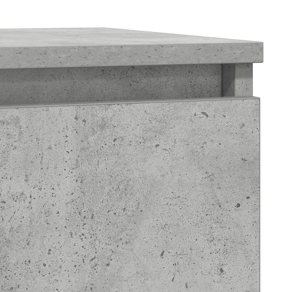 Bufetă cu sertar Gri beton 71x35x65 cm Lemn prelucrat GartenMobel Dekor