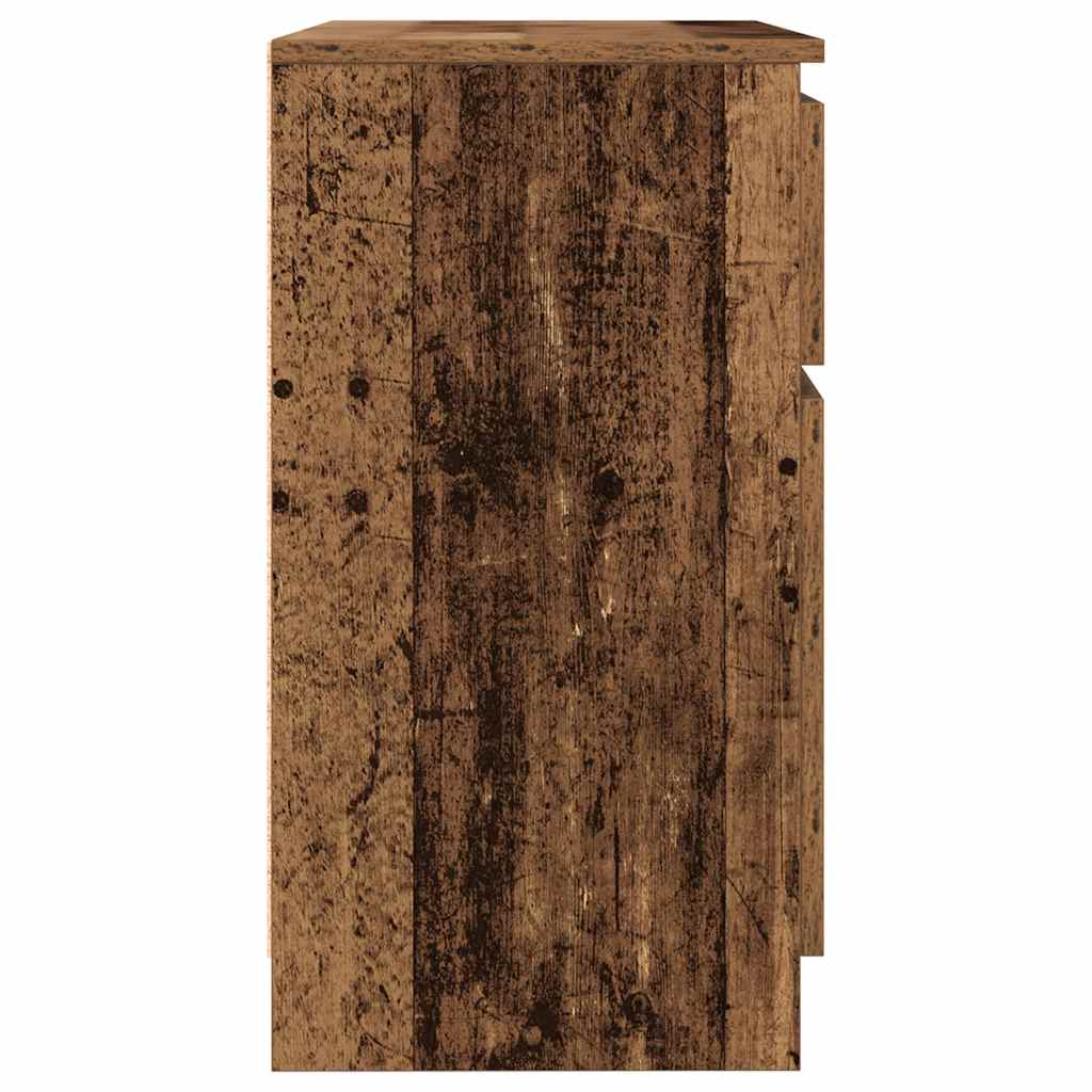 Bufetă cu sertar Lemn vechi 71x35x65 cm Lemn prelucrat GartenMobel Dekor