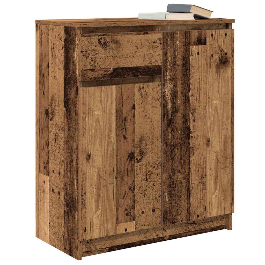 Bufetă cu sertar Lemn vechi 71x35x84 cm Lemn prelucrat GartenMobel Dekor