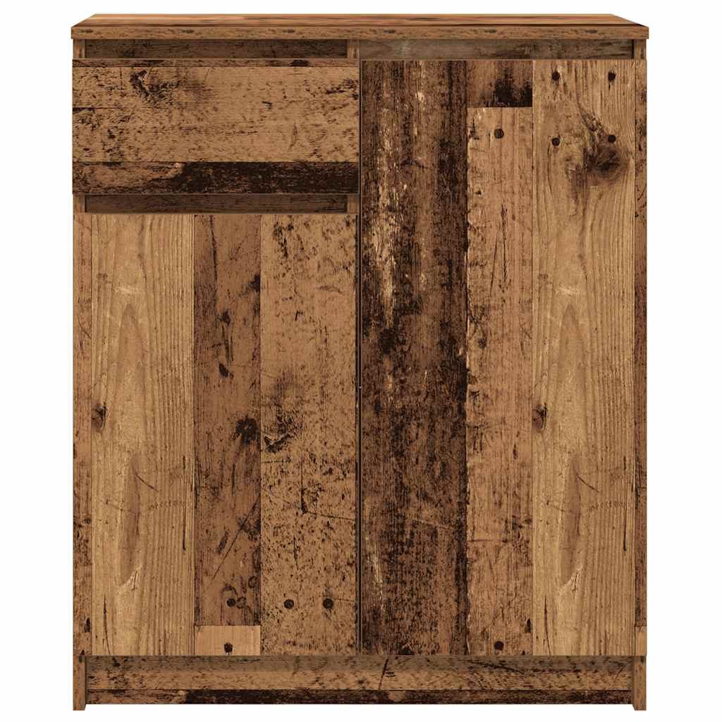 Bufetă cu sertar Lemn vechi 71x35x84 cm Lemn prelucrat GartenMobel Dekor