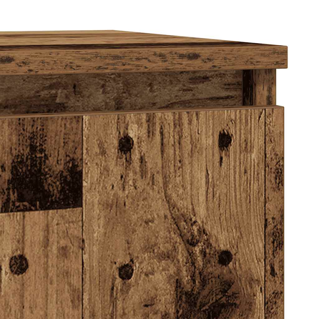 Bufetă cu sertar Lemn vechi 71x35x84 cm Lemn prelucrat GartenMobel Dekor