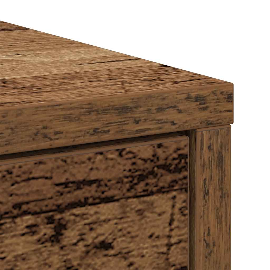 Bufetă cu sertar Lemn vechi 80x34x76 cm Lemn prelucrat GartenMobel Dekor