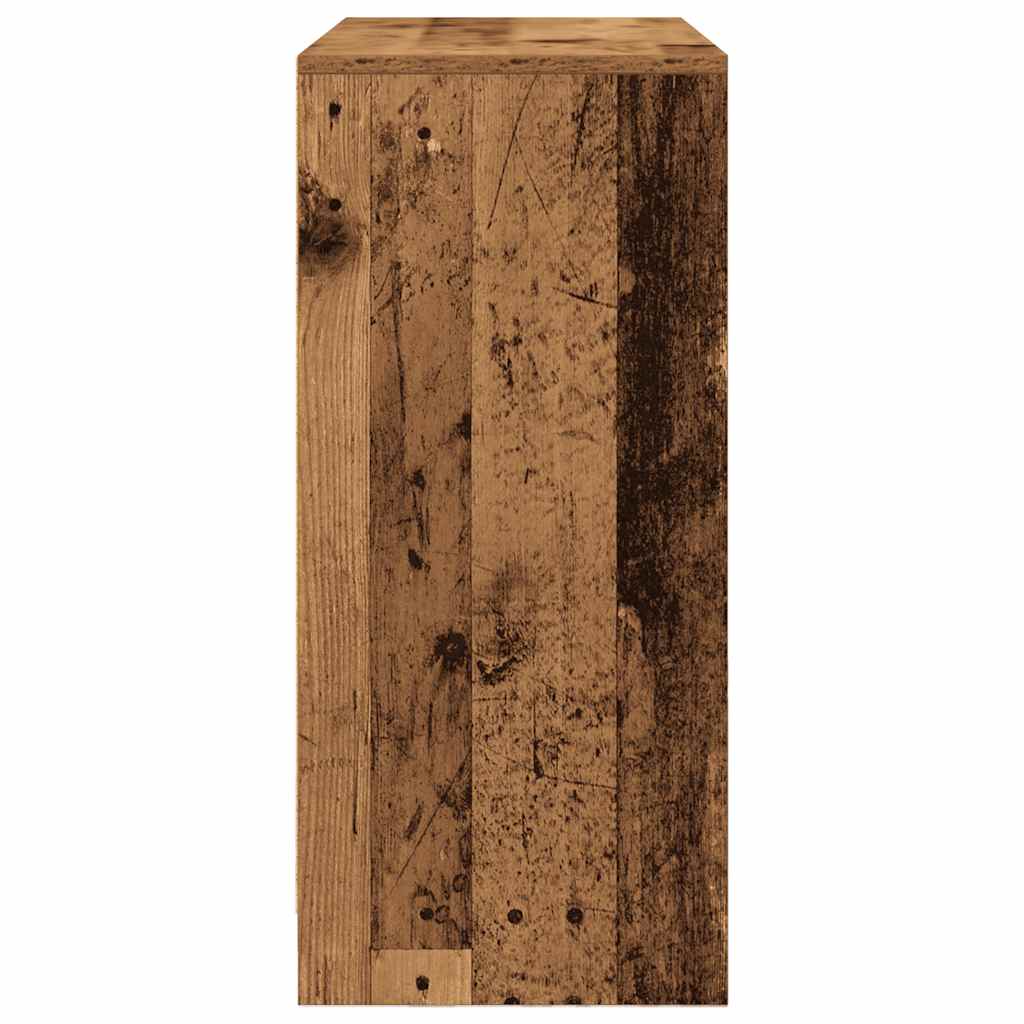Bufetă cu sertar Lemn vechi 80x34x76 cm Lemn prelucrat GartenMobel Dekor