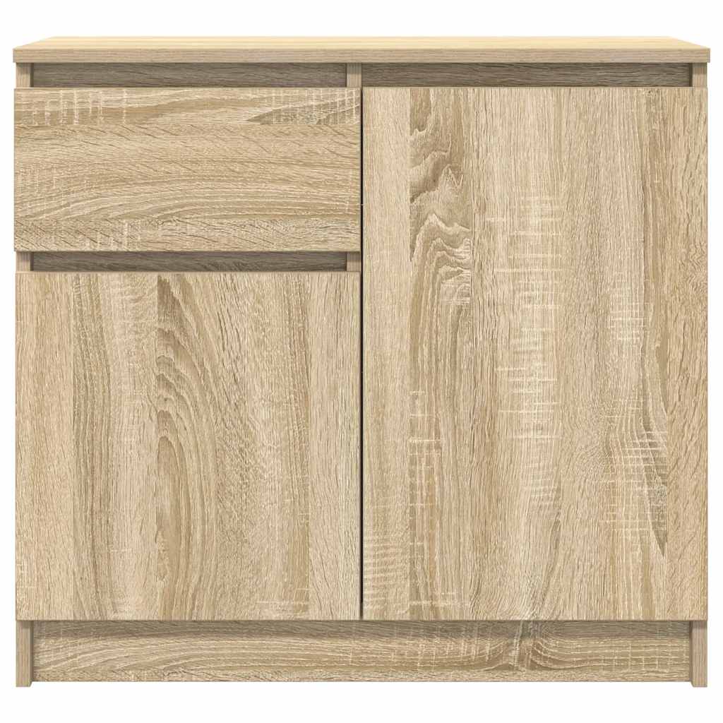 Bufetă cu sertar Stejar Sonoma 71x35x65 cm Lemn prelucrat GartenMobel Dekor