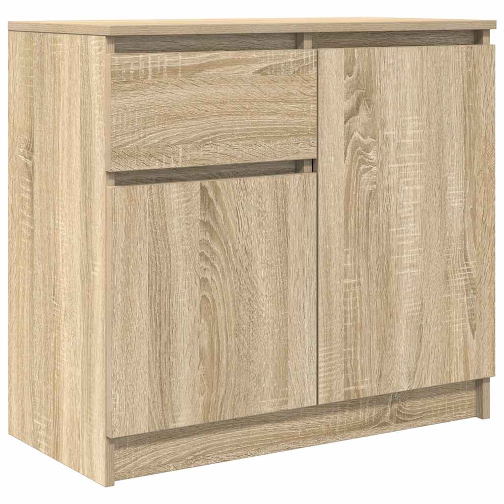 Bufetă cu sertar Stejar Sonoma 71x35x65 cm Lemn prelucrat GartenMobel Dekor