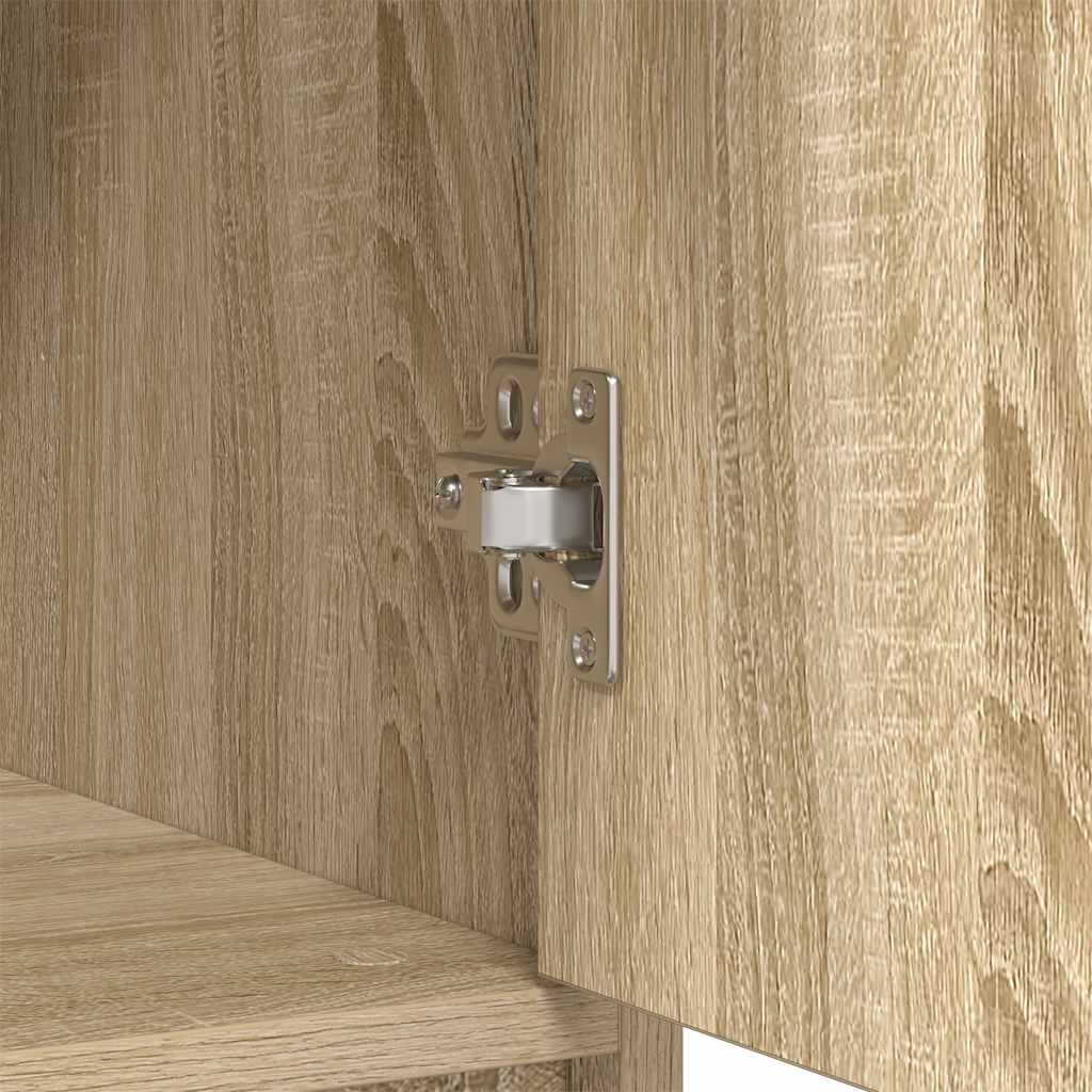 Bufetă cu sertar Stejar Sonoma 80x34x76 cm Lemn prelucrat GartenMobel Dekor