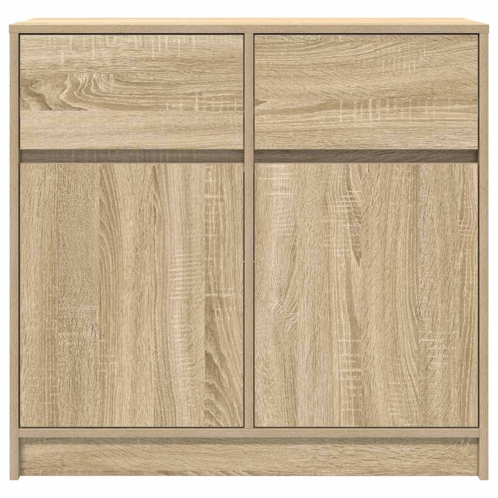 Bufetă cu sertar Stejar Sonoma 80x34x76 cm Lemn prelucrat GartenMobel Dekor
