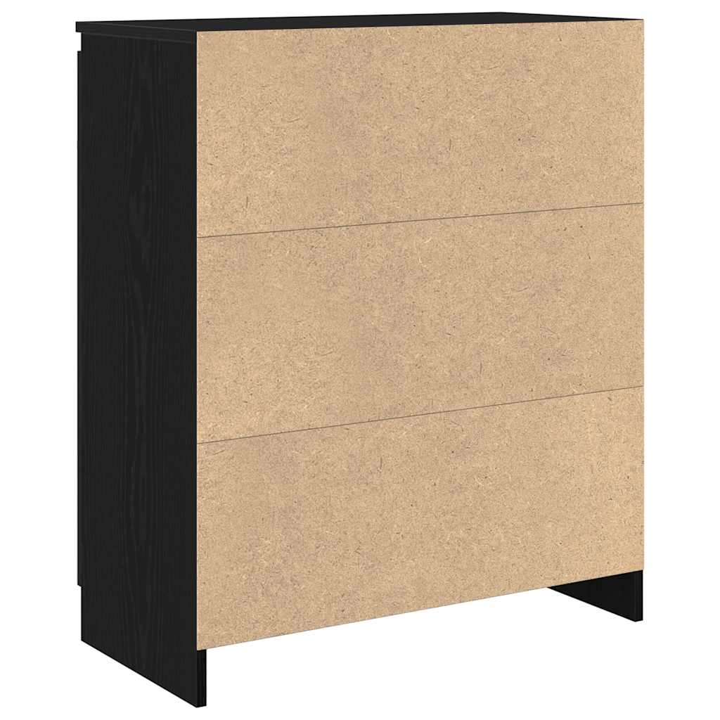 Bufetă cu sertar Stejar negru 71x35x84 cm Lemn prelucrat GartenMobel Dekor