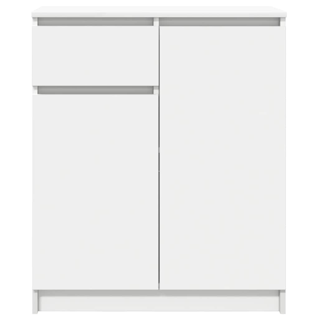 Bufetă cu sertar alb 71x35x84 cm din lemn prelucrat GartenMobel Dekor