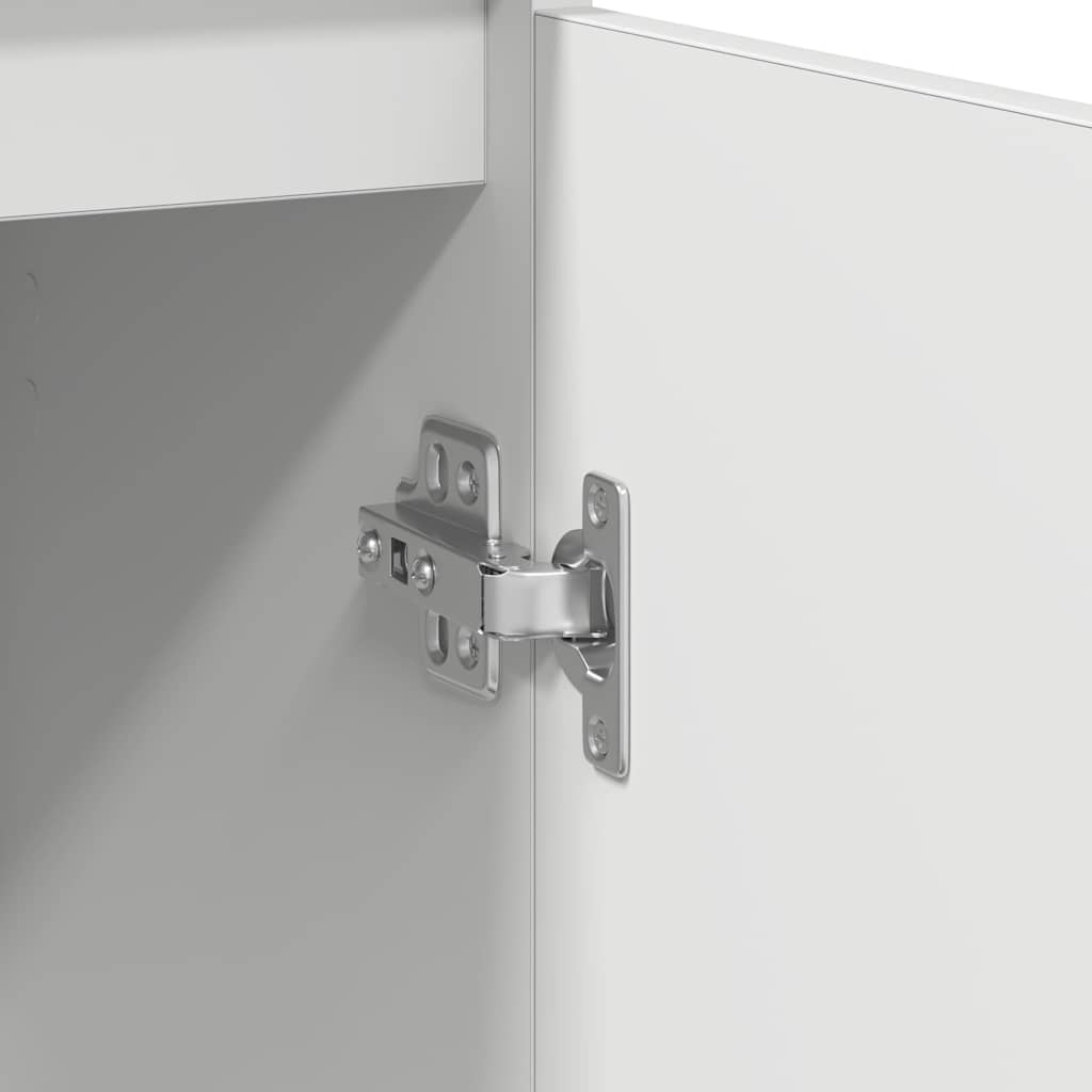 Bufetă cu sertar alb 71x35x84 cm din lemn prelucrat GartenMobel Dekor