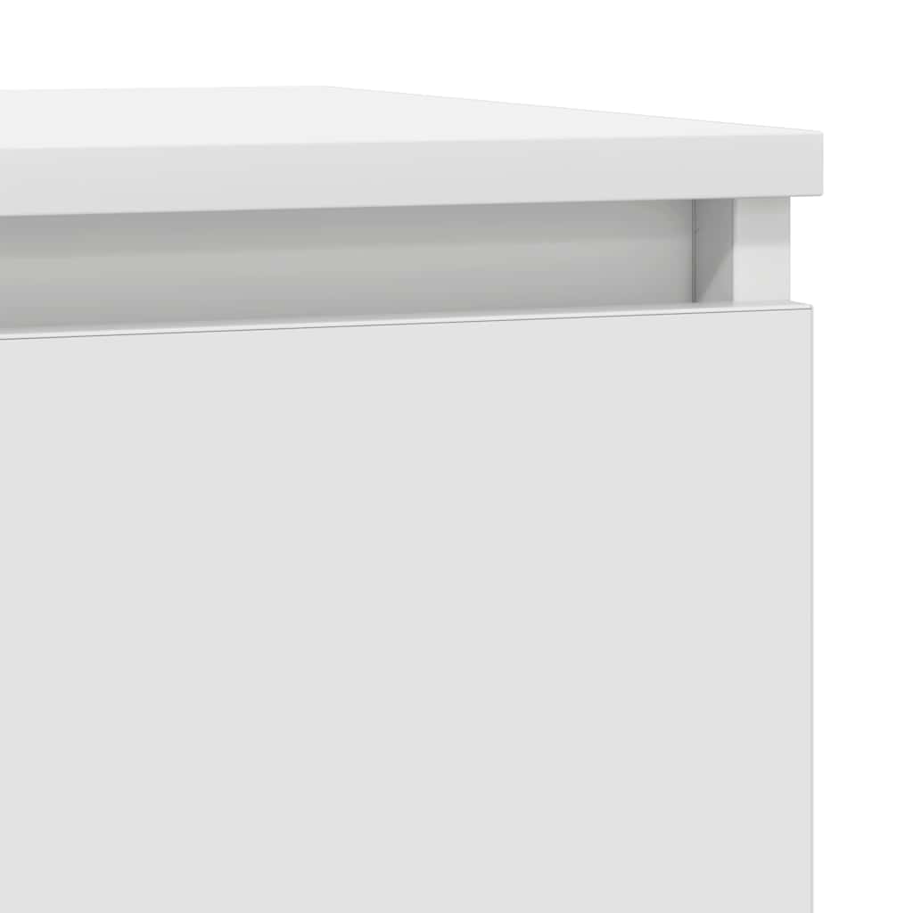 Bufetă cu sertar alb 71x35x84 cm din lemn prelucrat GartenMobel Dekor