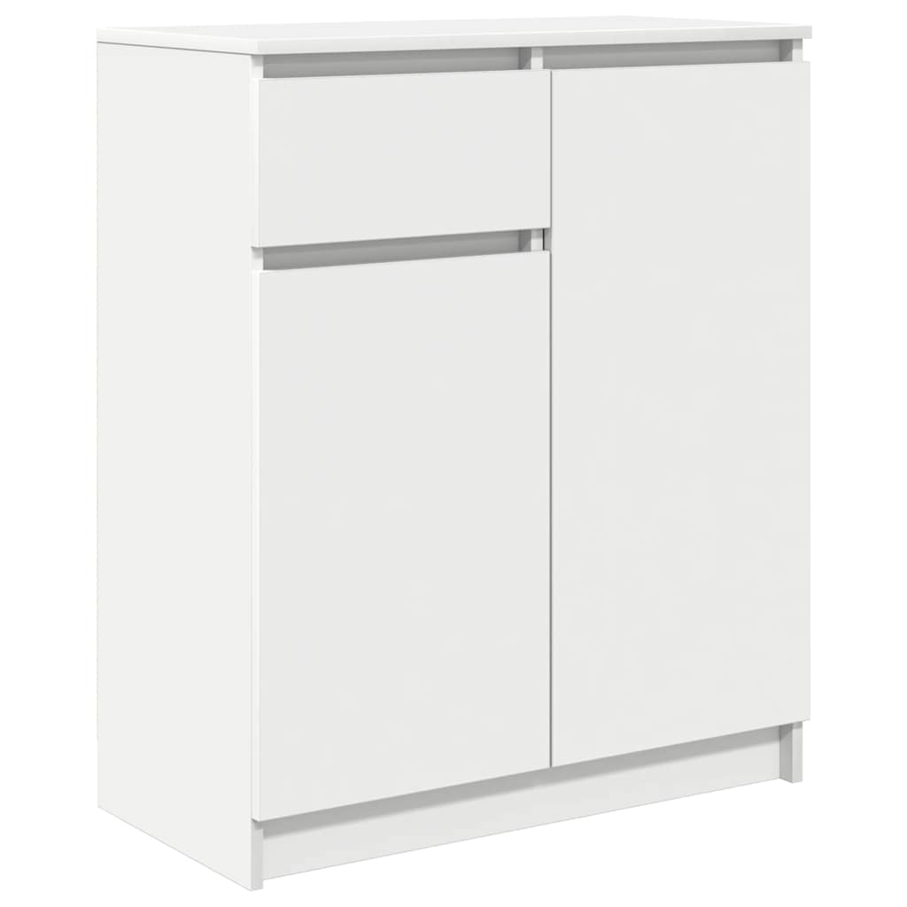Bufetă cu sertar alb 71x35x84 cm din lemn prelucrat GartenMobel Dekor