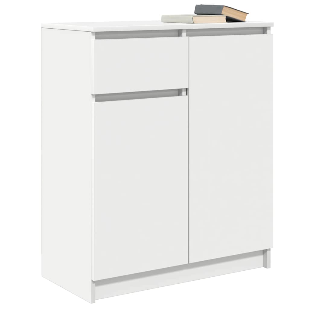 Bufetă cu sertar alb 71x35x84 cm din lemn prelucrat GartenMobel Dekor