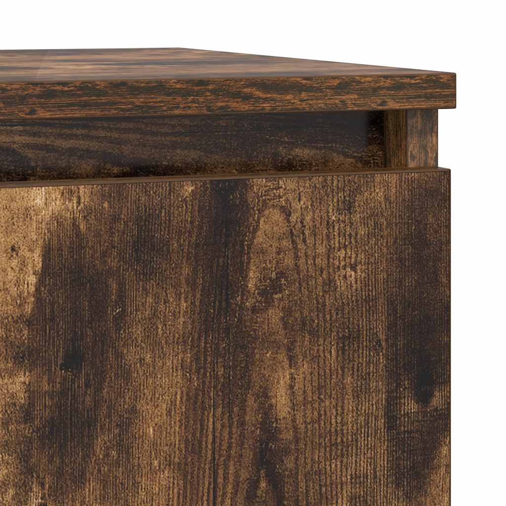 Bufetă cu sertar stejar afumat 71x35x84 cm lemn de stratificat GartenMobel Dekor