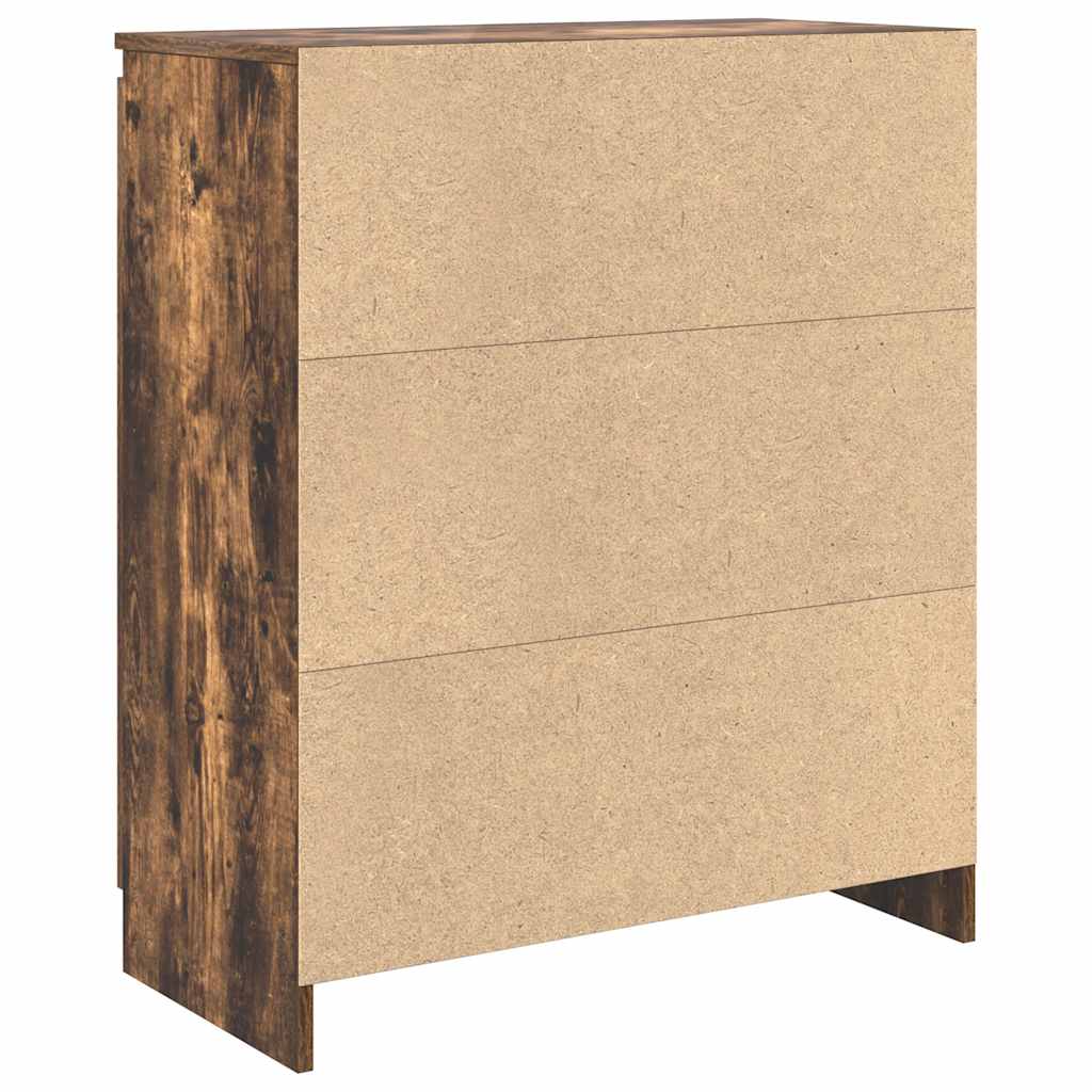 Bufetă cu sertar stejar afumat 71x35x84 cm lemn de stratificat GartenMobel Dekor