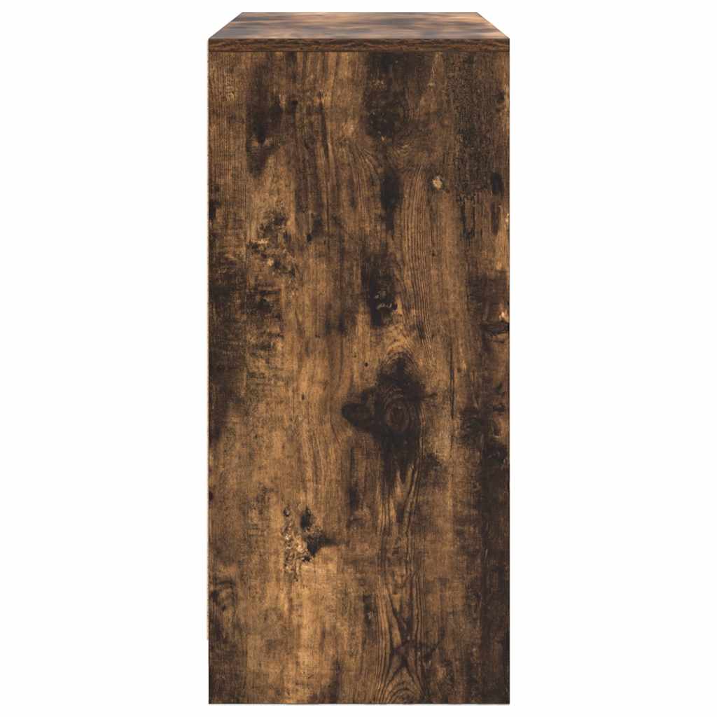 Bufetă cu sertar stejar afumat 80x34x76 cm lemn de stratificat GartenMobel Dekor