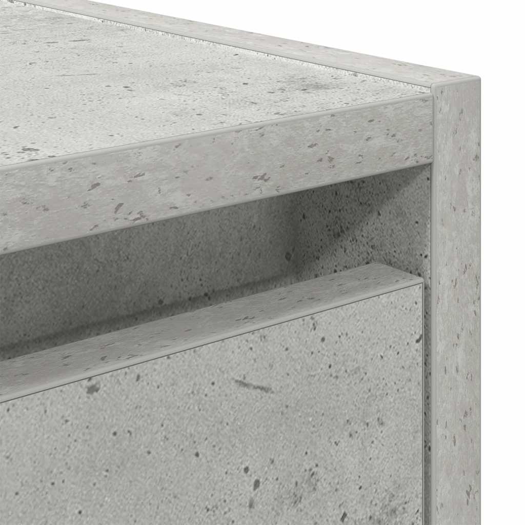 Noptiera de perete gri beton 38x34x40 cm GartenMobel Dekor