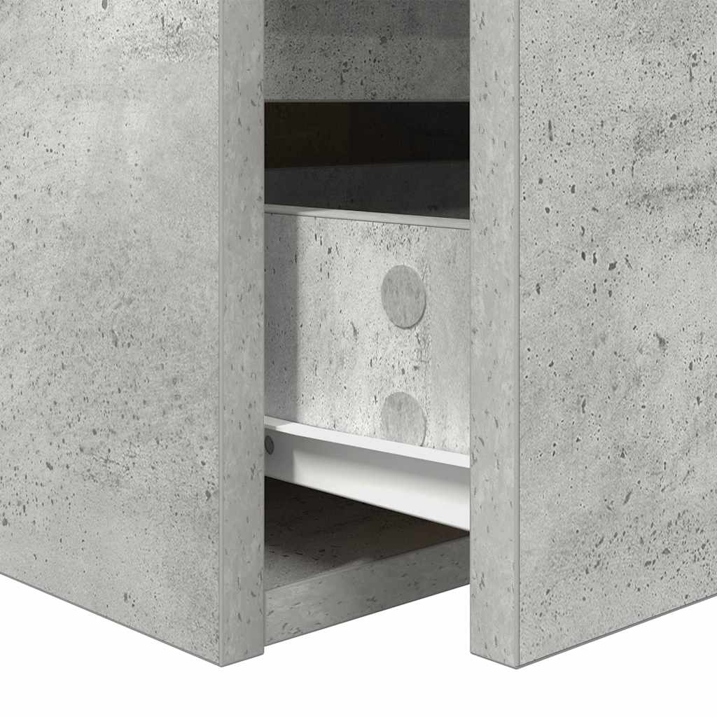 Noptiera de perete gri beton 38x34x40 cm GartenMobel Dekor