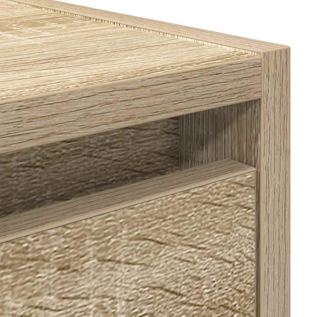 Noptiera montata pe perete Stejar Sonoma 38x34x40 cm GartenMobel Dekor